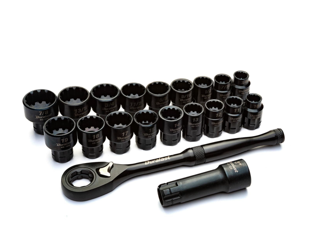 Duralast socket online wrench set